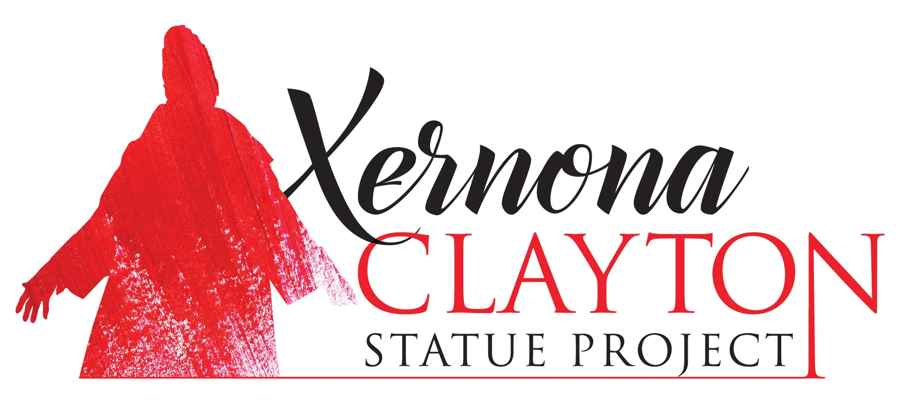 Xernona Clayton Statue Project Logo